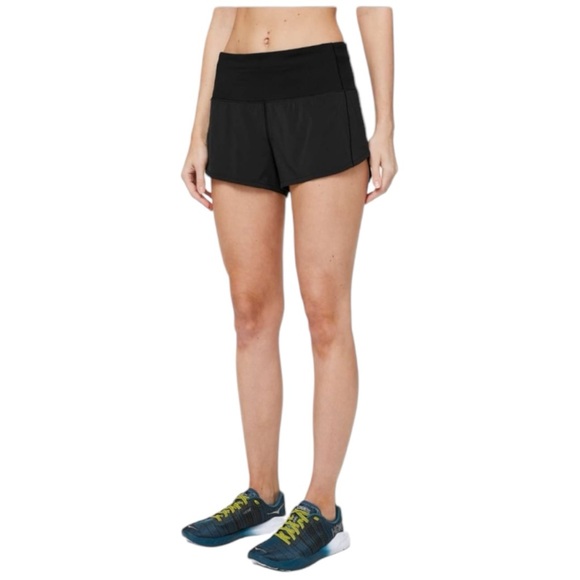 Lululemon Athletica Speed Up Shorts Hi Rise Black - Picture 4 of 15